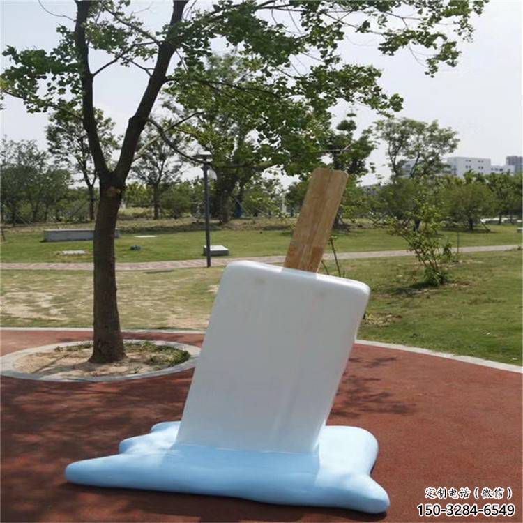 彩繪雪糕雕塑 懸空餐飲店擺件 街頭雕塑 彩繪雪糕雕塑 懸空餐飲店擺件 街頭雕塑