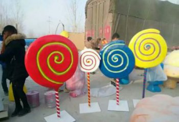 希望棒棒糖雕塑 景觀校園小品 商業街雕塑