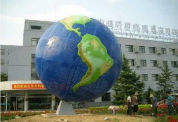 地球雕塑 景觀美陳小品 噴漆雕塑