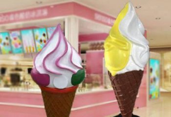 鑄造雪糕雕塑 中式村口擺件 景觀雕塑