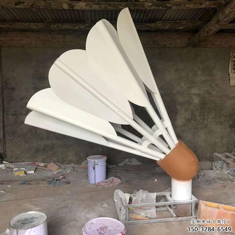 彩繪羽毛球雕塑 懸空餐飲店擺件 街頭雕塑 彩繪羽毛球雕塑 懸空餐飲店擺件 街頭雕塑