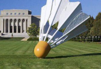 現代羽毛球雕塑 大型別墅區擺件 博物館雕塑