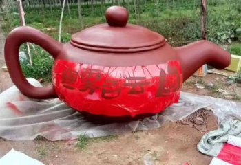 城市水壺雕塑廠家 風(fēng)景區(qū)彩繪雕塑 抽象擺件