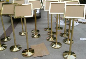 庭院標(biāo)牌雕塑 公園草地小品 鍛造雕塑