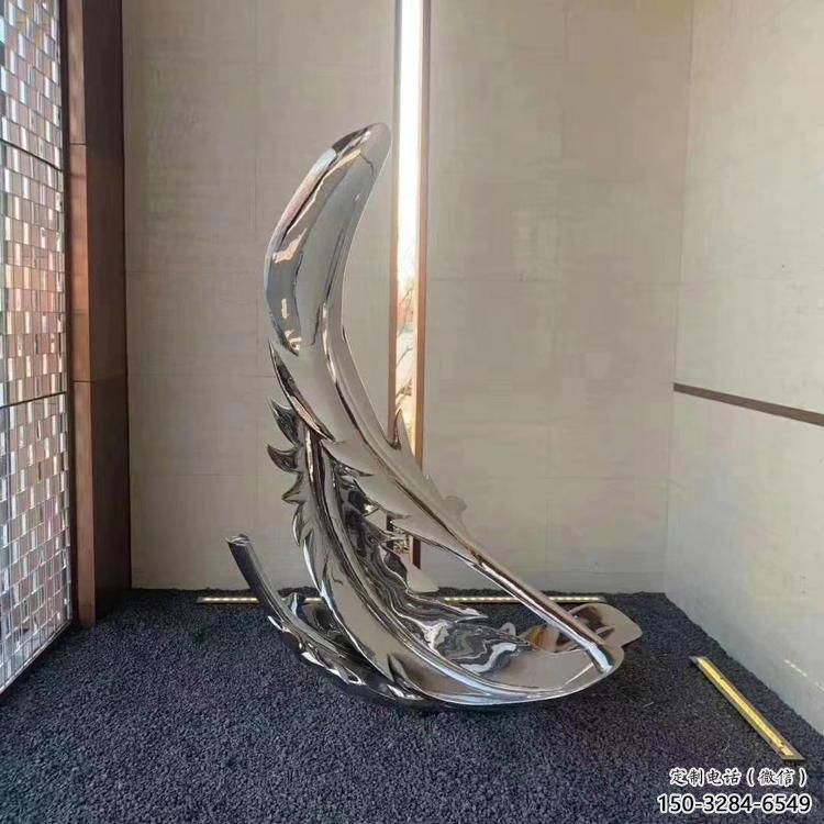 抽象羽毛雕塑 啞光景觀小品 室內(nèi)雕塑 抽象羽毛雕塑 啞光景觀小品 室內(nèi)雕塑