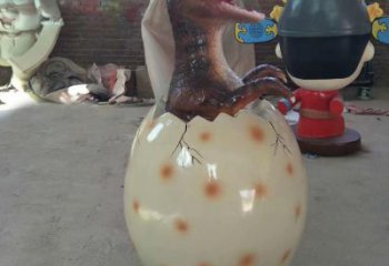 選用店門口恐龍蛋雕塑 創(chuàng)意動漫雕塑 仿真擺件