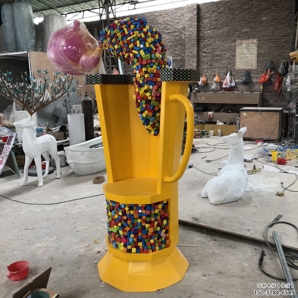 別墅區懸壺雕塑 大型別墅區擺件 剪影雕塑 別墅區懸壺雕塑 大型別墅區擺件 剪影雕塑