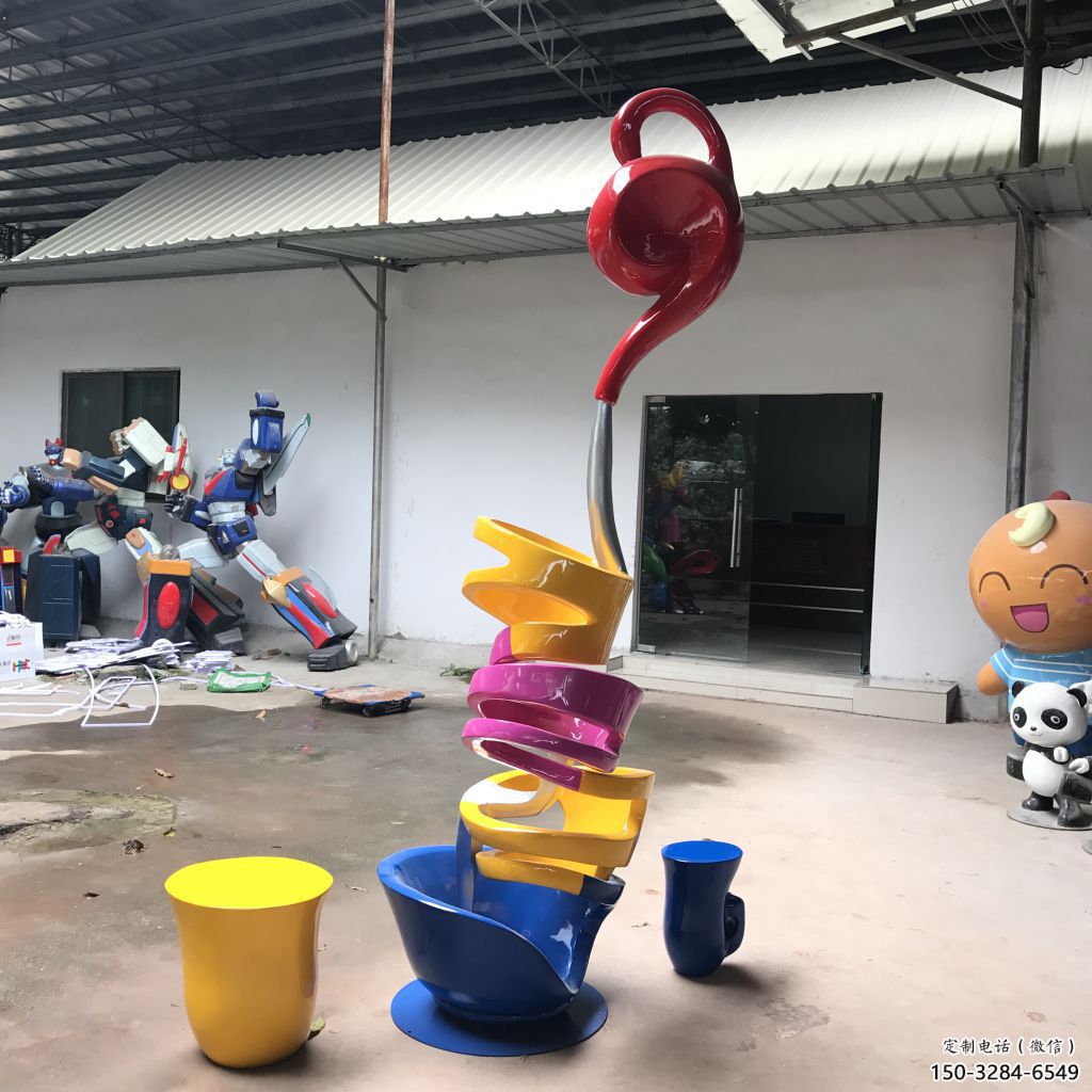 步行街懸壺雕塑 游樂場景觀小品 鑄造雕塑 步行街懸壺雕塑 游樂場景觀小品 鑄造雕塑