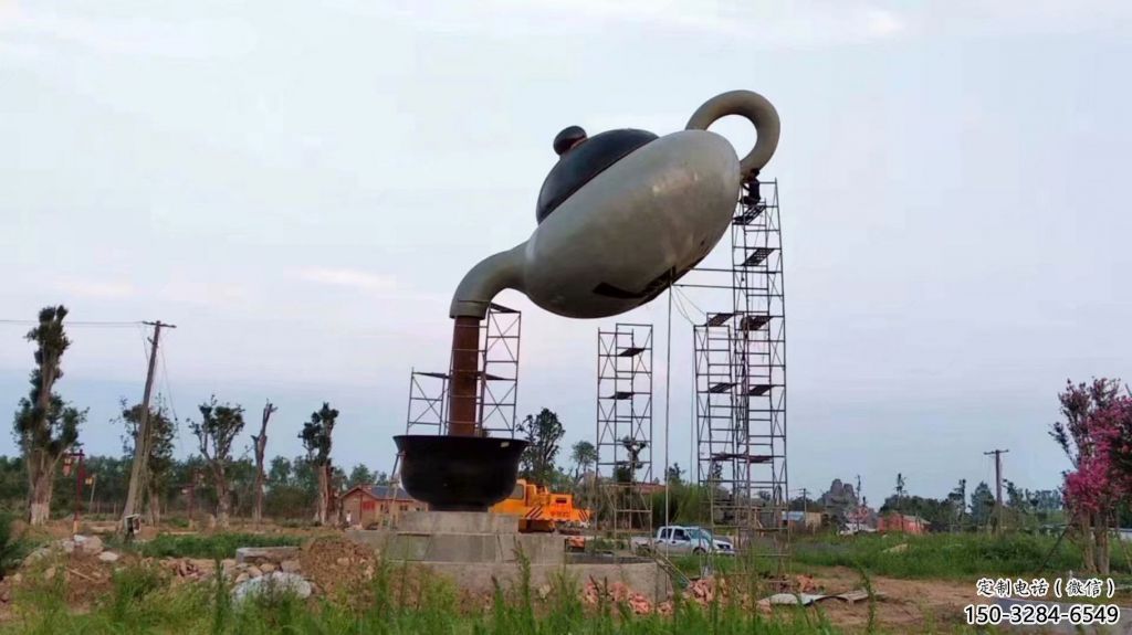 大型商場懸壺雕塑 仿真景觀擺件 鏡面雕塑 大型商場懸壺雕塑 仿真景觀擺件 鏡面雕塑