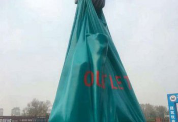 大型包包雕塑 鍛造發光小品 房地產雕塑