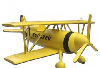 博物館飛機雕塑 電鍍現代小品 公園雕塑