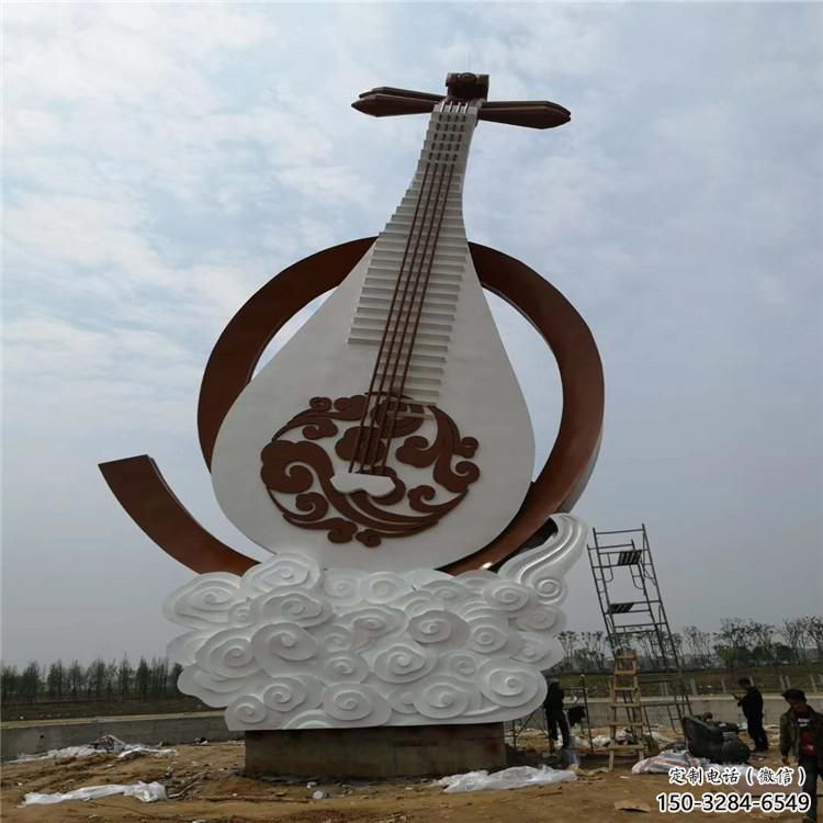 吉他雕塑 歐式步行街小品 大型商場雕塑 吉他雕塑 歐式步行街小品 大型商場雕塑