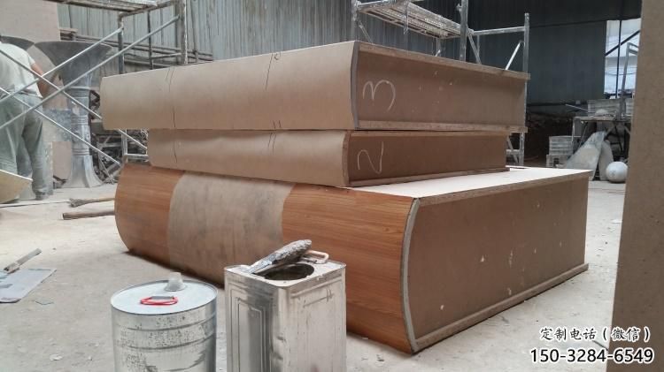 景觀書(shū)形雕塑 仿真景觀小品 景觀雕塑