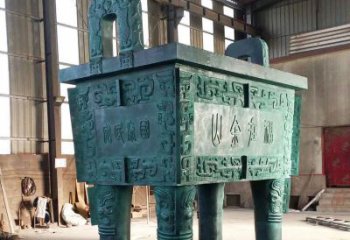 別墅區福鼎雕塑 大型別墅區擺件 剪影雕塑