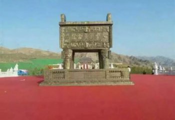 博物館福鼎雕塑 電鍍現(xiàn)代小品 公園雕塑