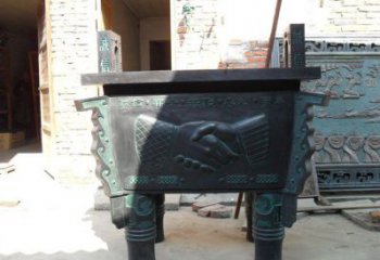 街道福鼎雕塑 現代景觀擺件 彩繪雕塑