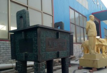 景觀福鼎雕塑 仿真景觀小品 景觀雕塑