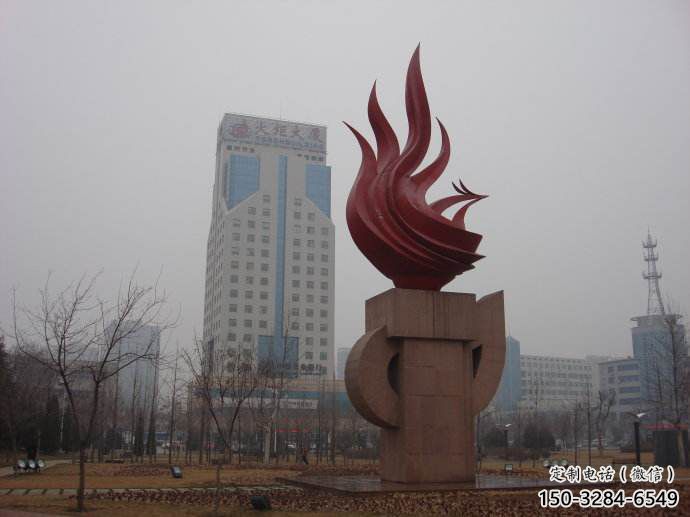 政府火炬雕塑 仿真景觀擺件 烤漆雕塑 政府火炬雕塑 仿真景觀擺件 烤漆雕塑