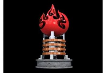 庭院火炬雕塑 公園草地小品 鍛造雕塑