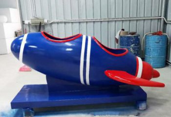 大門口火箭雕塑 發(fā)光公園小品 仿真雕塑