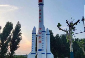 房地產(chǎn)火箭雕塑 現(xiàn)代景觀擺件 幾何雕塑