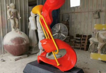 創意軍號雕塑 啞光景觀小品 公園雕塑