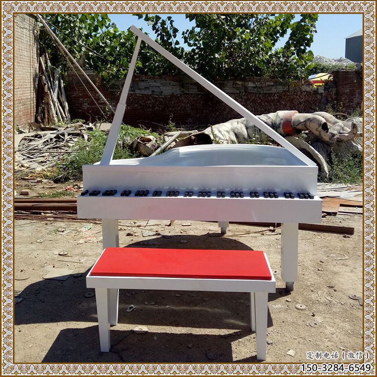 剪影鋼琴雕塑 噴水園林小品 餐飲店雕塑 剪影鋼琴雕塑 噴水園林小品 餐飲店雕塑