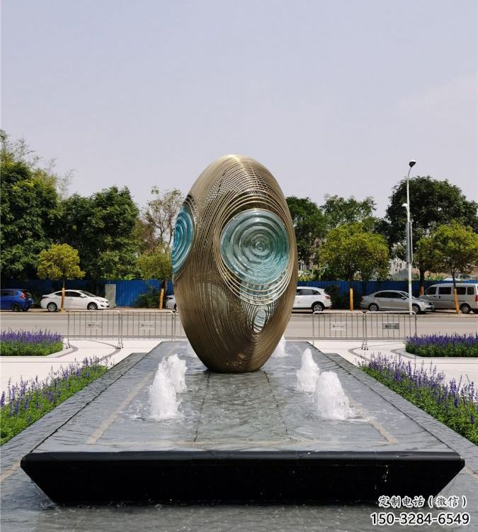 異形雞蛋雕塑 現代校園小品 校園雕塑 異形雞蛋雕塑 現代校園小品 校園雕塑