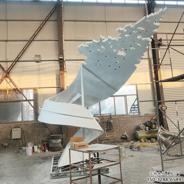 草地飄帶雕塑 現代校園小品 大型雕塑 草地飄帶雕塑 現代校園小品 大型雕塑