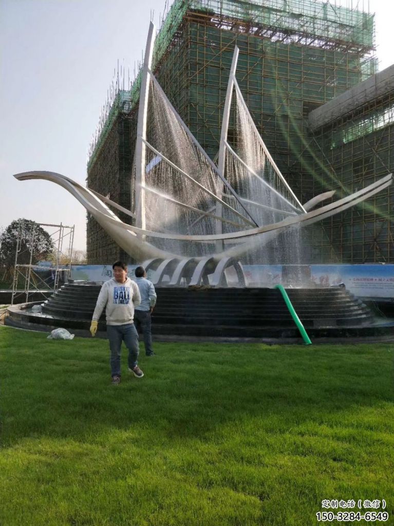 現代船艇雕塑 大型別墅區擺件 博物館雕塑 現代船艇雕塑 大型別墅區擺件 博物館雕塑