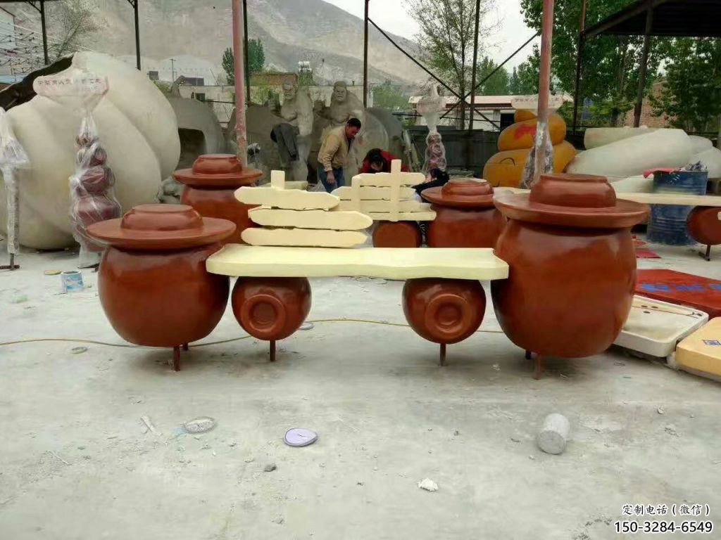 村口凳子雕塑 啞光景觀擺件 公園雕塑 村口凳子雕塑 啞光景觀擺件 公園雕塑