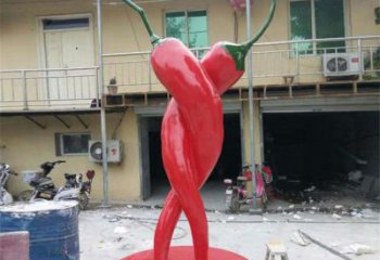 城市辣椒雕塑 風景區彩繪雕塑 抽象擺件