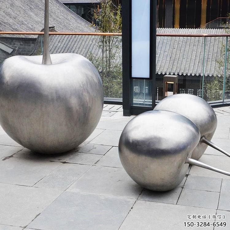 景觀櫻桃雕塑 剪影景觀水果雕塑 商業街雕塑 景觀櫻桃雕塑 剪影景觀水果雕塑 商業街雕塑