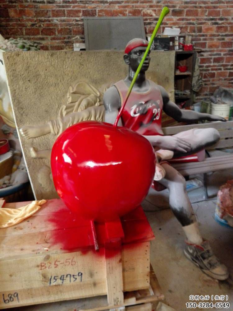 烤漆櫻桃雕塑 鋼管景觀水果雕塑 室內雕塑 烤漆櫻桃雕塑 鋼管景觀水果雕塑 室內雕塑