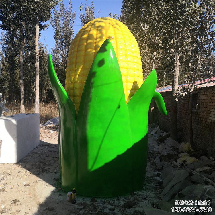 別墅區玉米雕塑 大型別墅區擺件 剪影雕塑 別墅區玉米雕塑 大型別墅區擺件 剪影雕塑