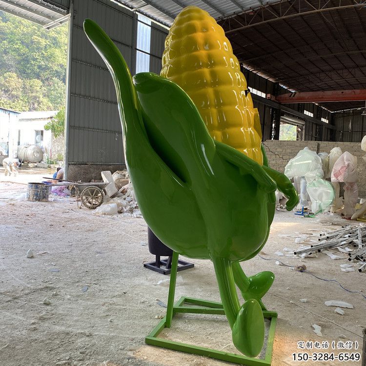 城市玉米雕塑 風景區彩繪雕塑 抽象擺件 城市玉米雕塑 風景區彩繪雕塑 抽象擺件