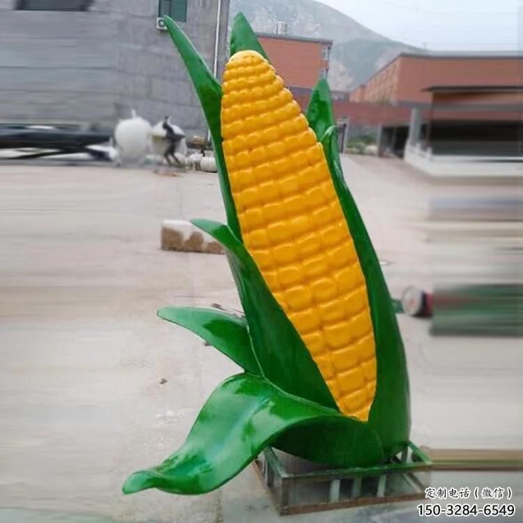 村口玉米雕塑 彩繪景觀擺件 公園雕塑 村口玉米雕塑 彩繪景觀擺件 公園雕塑