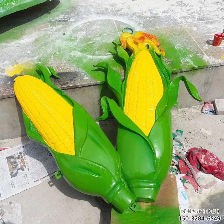 公園玉米雕塑 戶外景觀擺件 抽象雕塑 公園玉米雕塑 戶外景觀擺件 抽象雕塑