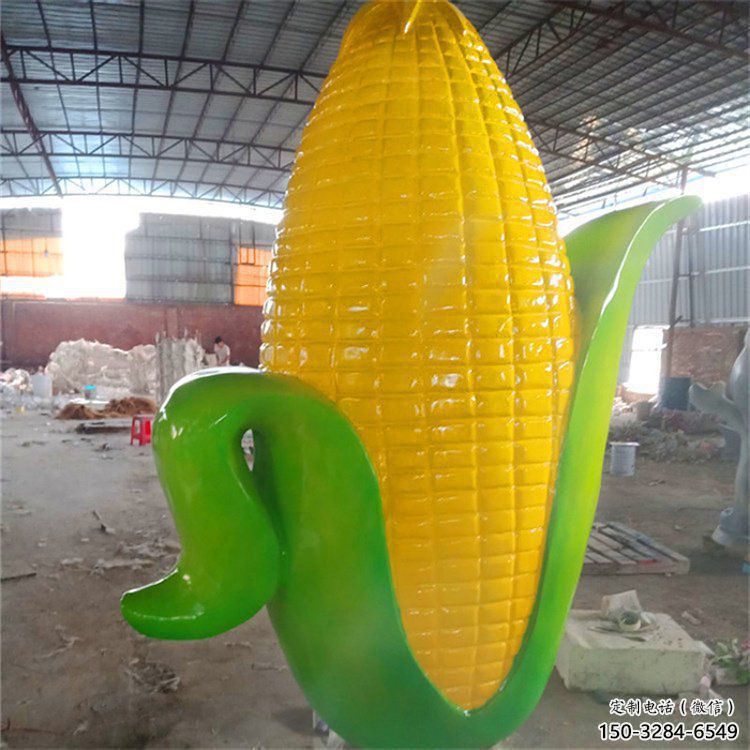 街道玉米雕塑 現代景觀擺件 彩繪雕塑 街道玉米雕塑 現代景觀擺件 彩繪雕塑