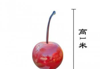櫻桃雕塑 景觀校園水果雕塑 商業街雕塑
