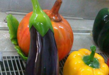 店門口茄子雕塑 創意景觀雕塑 仿真擺件