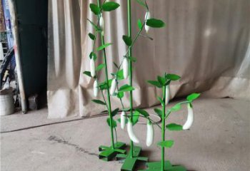 廣場茄子雕塑 公園仿真雕塑 抽象擺件