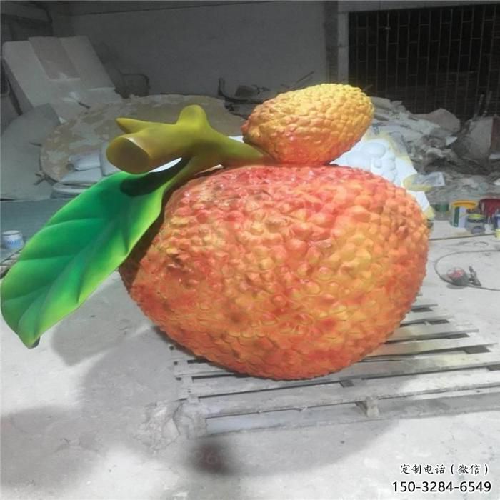 創意荔枝雕塑 步行街店門口雕塑 水果小品 創意荔枝雕塑 步行街店門口雕塑 水果小品