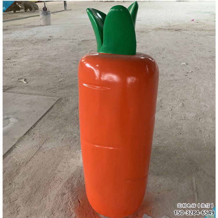 幾何胡蘿卜雕塑 庭院仿真雕塑 彩繪擺件 幾何胡蘿卜雕塑 庭院仿真雕塑 彩繪擺件