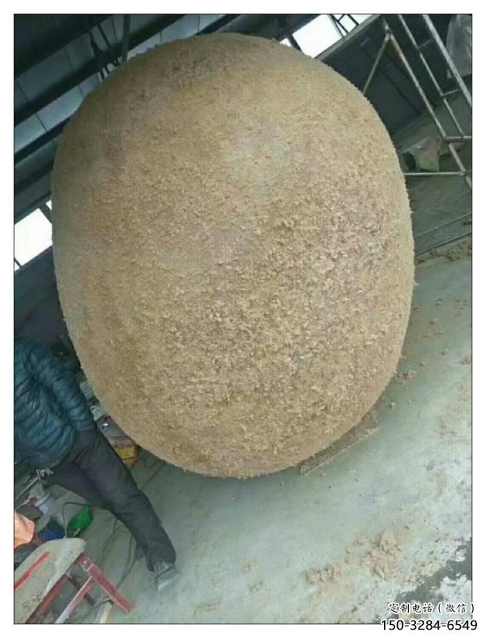 大型獼猴桃雕塑 步行街水果雕塑 仿真擺件 大型獼猴桃雕塑 步行街水果雕塑 仿真擺件