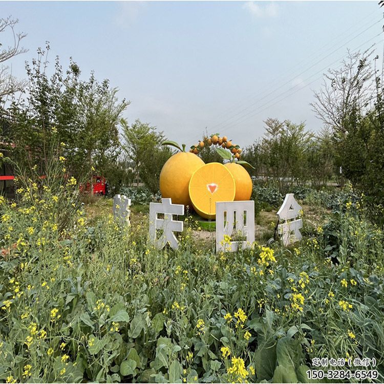 檸檬雕塑,水果仿真擺件,公園廣場雕塑 (7) 檸檬雕塑,水果仿真擺件,公園廣場雕塑 (7)