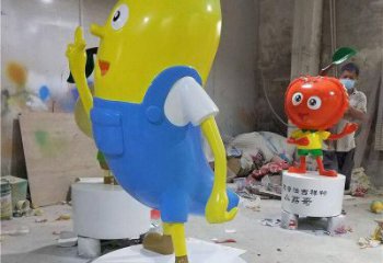 廣場香蕉雕塑 公園仿真雕塑 抽象擺件