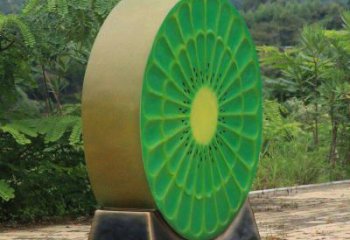 別墅區獼猴桃雕塑 大型別墅區擺件 仿真雕塑