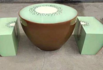 公園獼猴桃雕塑 戶(hù)外景觀擺件 抽象雕塑