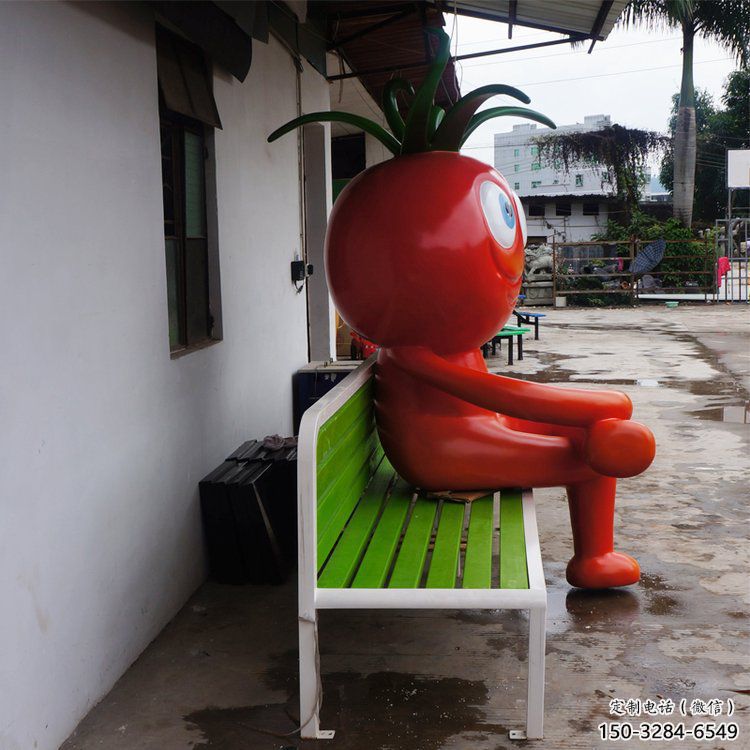 仿真番茄雕塑 店門口園林雕塑 蔬菜小品 仿真番茄雕塑 店門口園林雕塑 蔬菜小品
